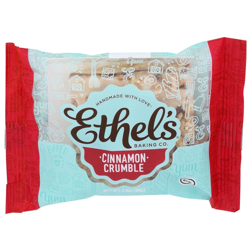 Ethels Cinnamon Crumble Dessert Bar, 2.4 Ounce -- 36 per case