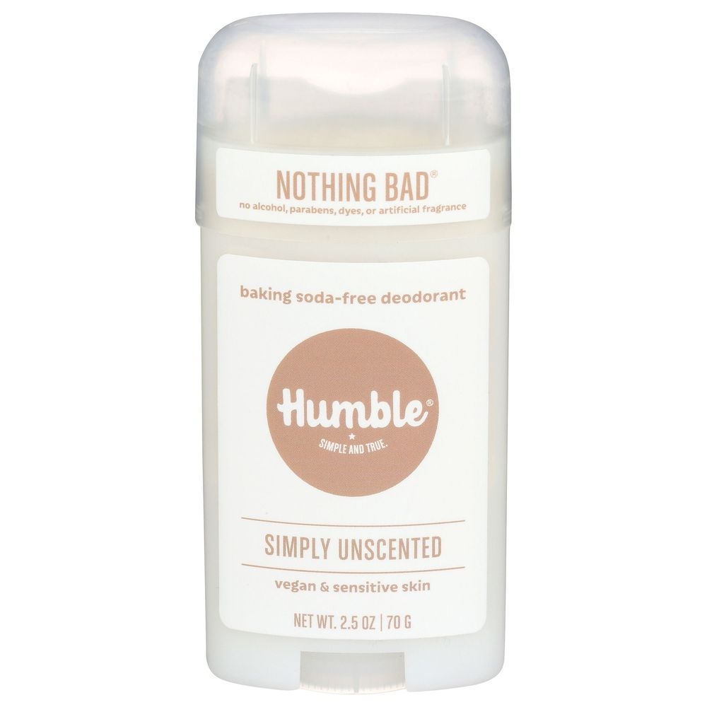 Humble Simply Unscented Deodorant, 2.5 Ounce