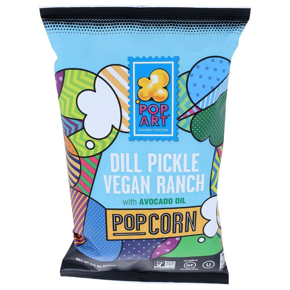 Pop Art Dill Pickle Ranch Popcorn, 4.5 Ounce -- 9 per case
