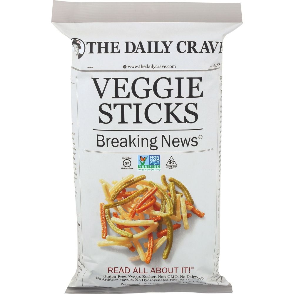 The Daily Crave Veggie Sticks, 6 Ounce -- 8 per case