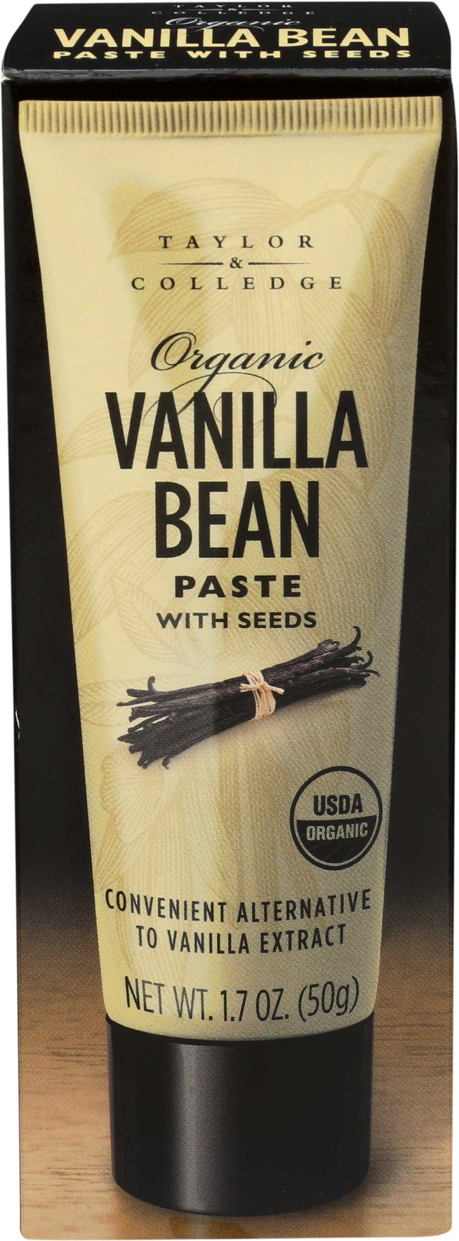 Taylor & Colledge Organic Vanilla Bean Paste with Seeds, 1.7 Ounce -- 8 per case