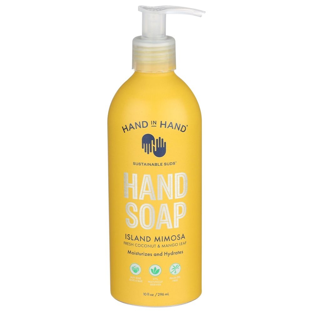Hand in Hand Island Mimosa Hand Soap, 10 Fluid Ounce -- 3 per case