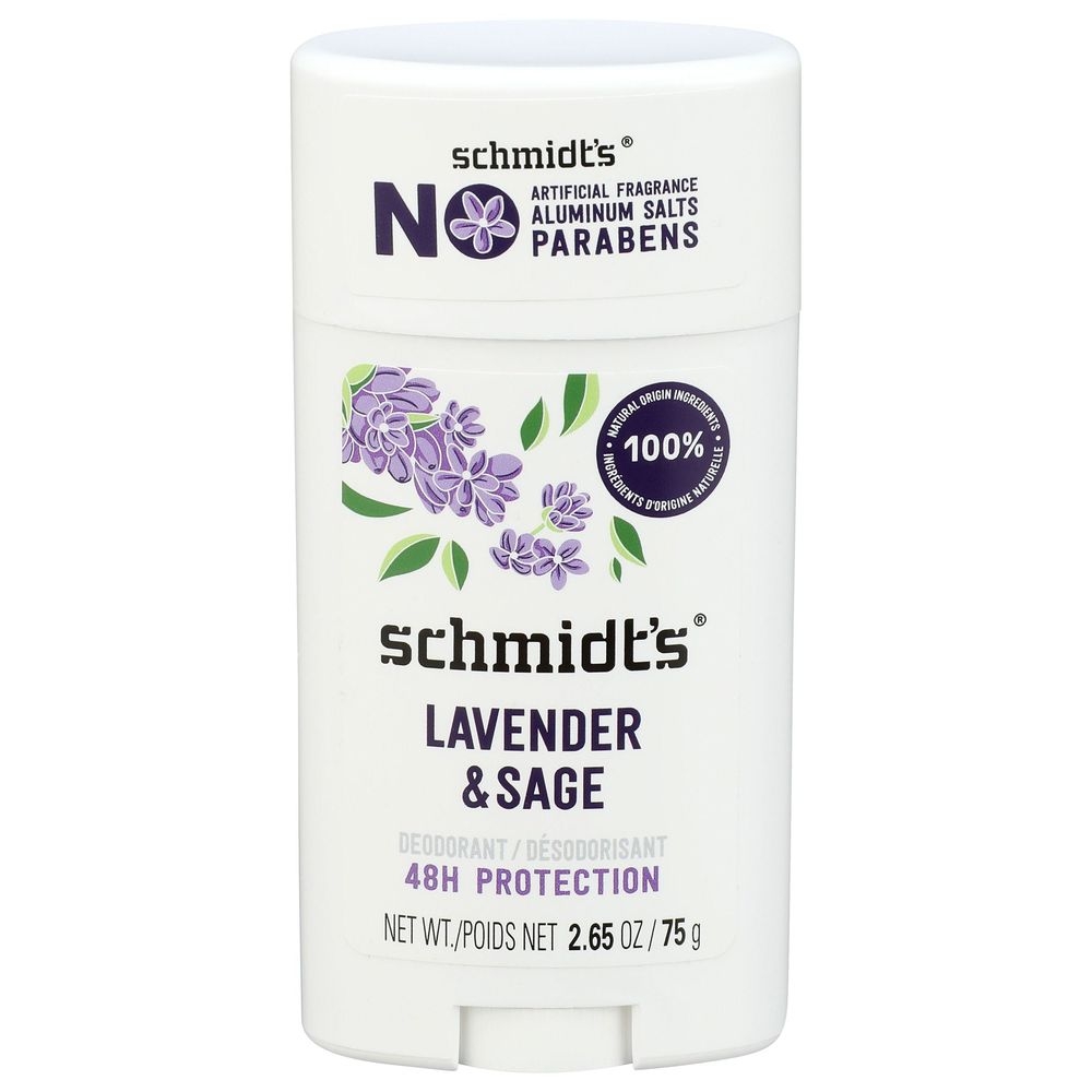 Schmidts Lavender and Sage Deodorant, 2.65 Ounce