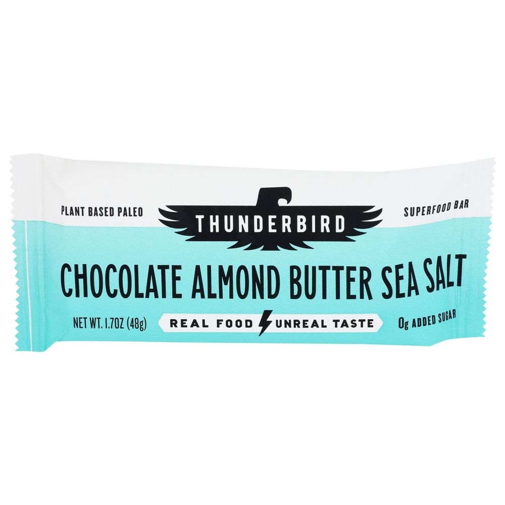 Thunderbird Chocolate Almond Butter Sea Salt Nutrition Bar, 1.7 Ounce -- 12 per case