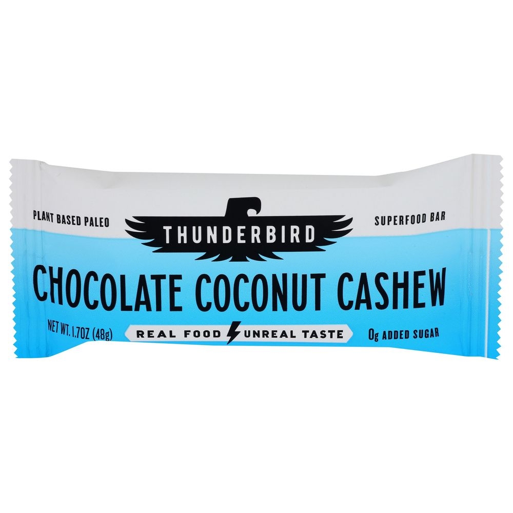 Thunderbird Chocolate Coconut Cashew Nutrition Bar, 1.7 Ounce -- 12 per case
