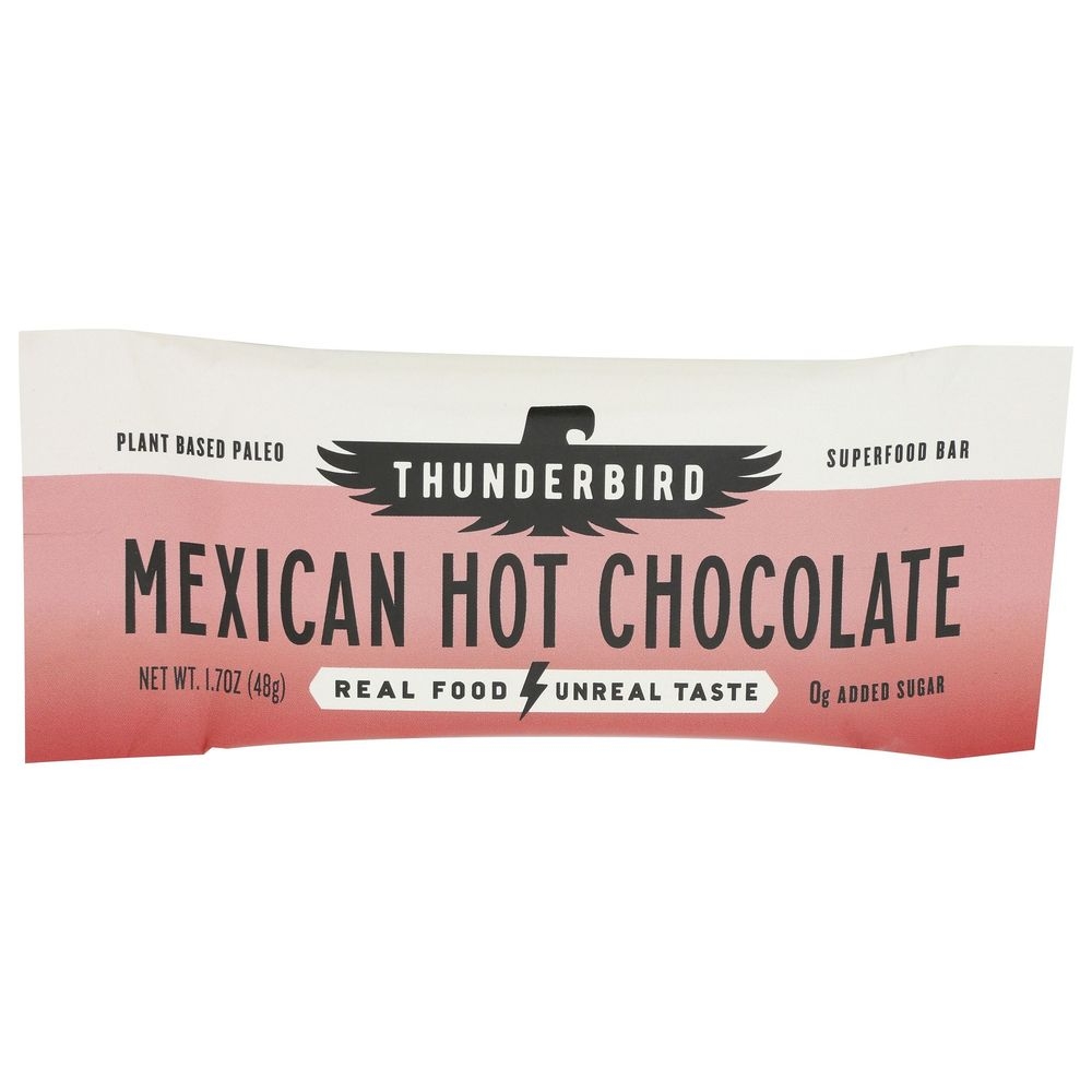 Thunderbird Mexican Hot Chocolate Bar, 1.7 Ounce -- 12 per case