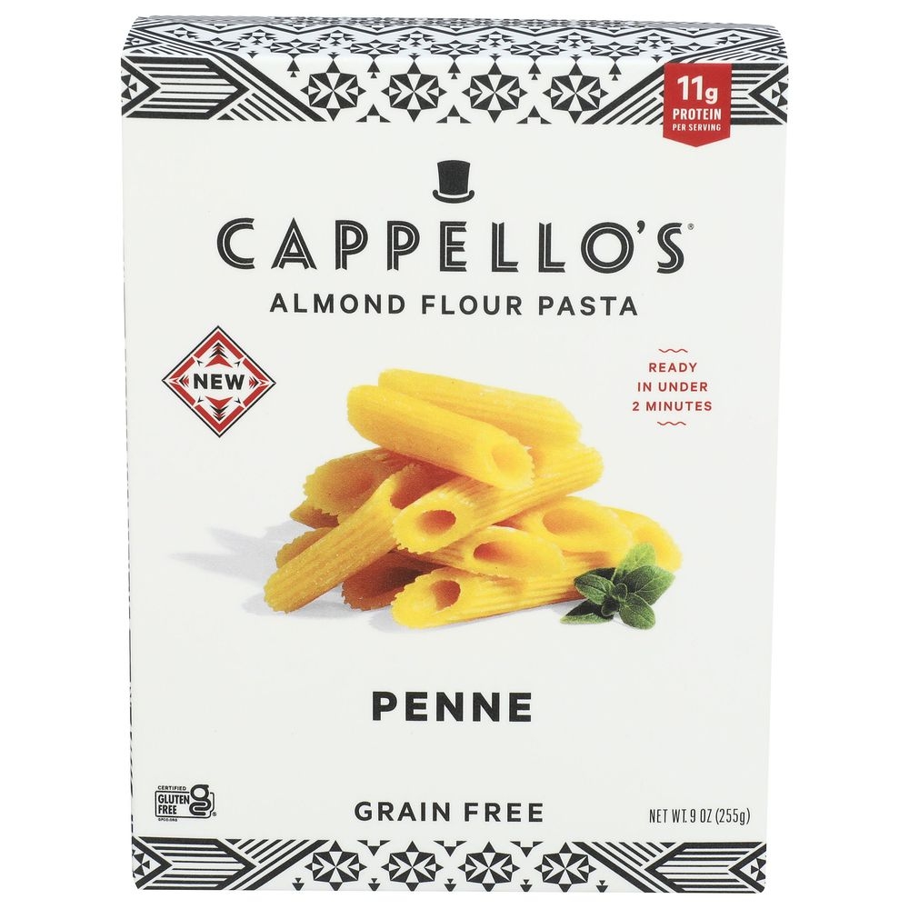 Cappellos Grain Free Penne Pasta, 9 Ounce -- 6 per case