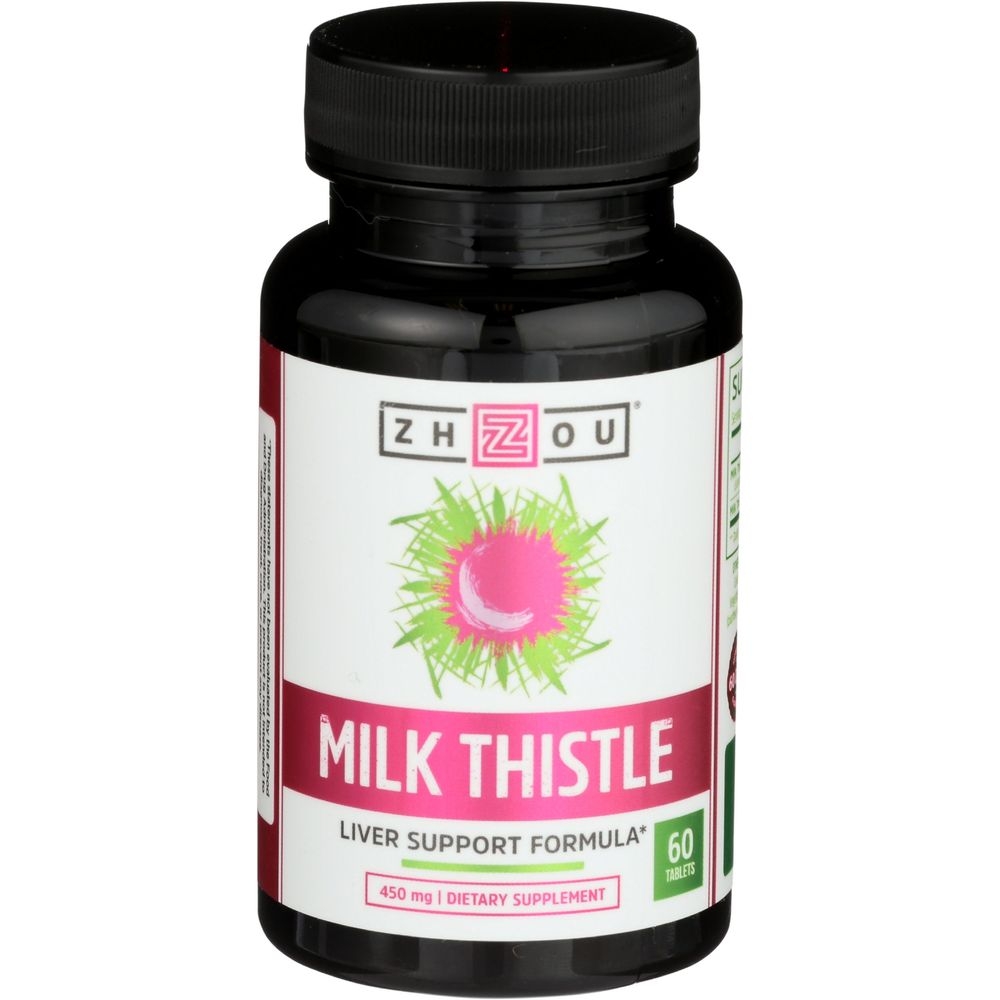 Zhou Milk Thistle Liver Support Formula Tablet, 60 count