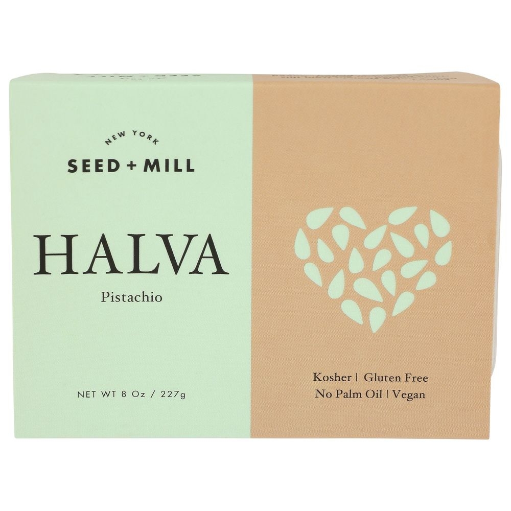Seed and Mill Pistachio Halva, 8 Ounce -- 12 per case