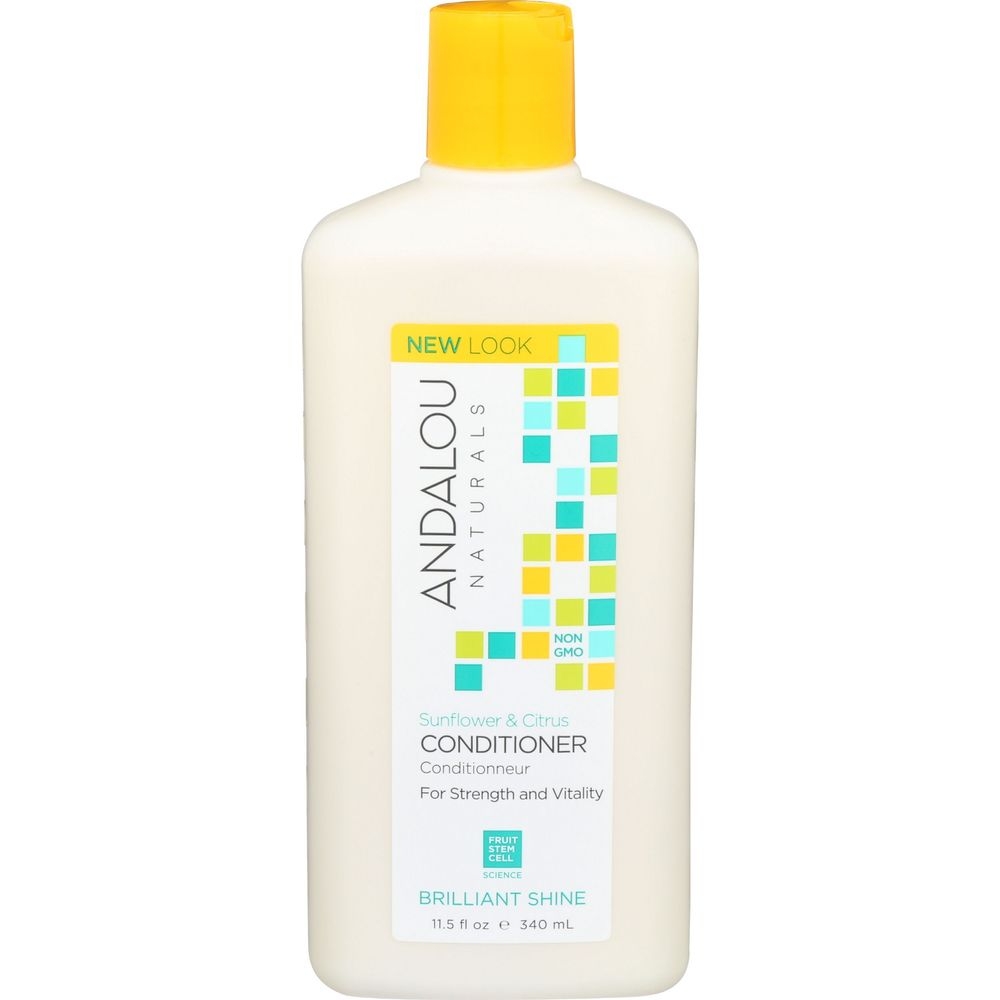 Andalou Naturals Sunflower and Citrus Brilliant Shine Conditioner, 11.5 Ounce