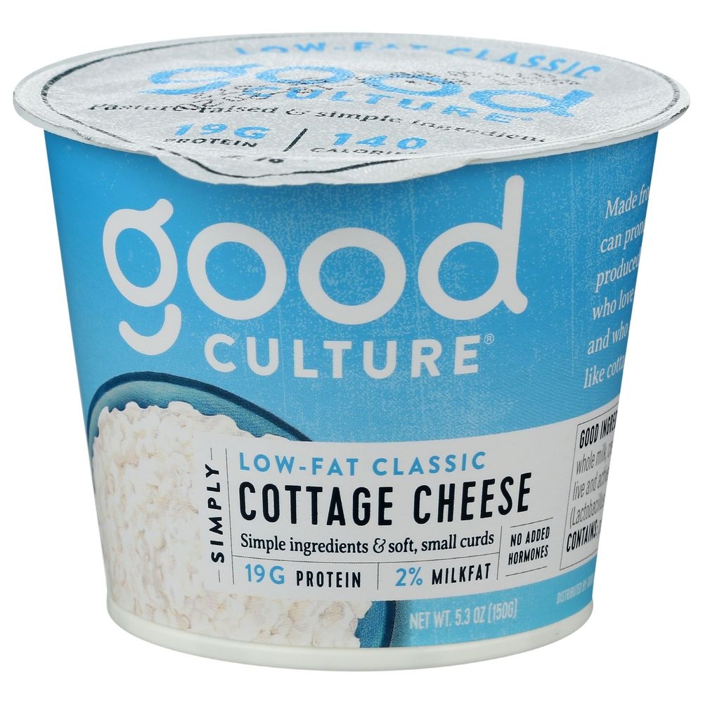 Good Culture Two Percent Low Fat Classic Simply Cottage Cheese, 5.3 Ounce -- 12 per case