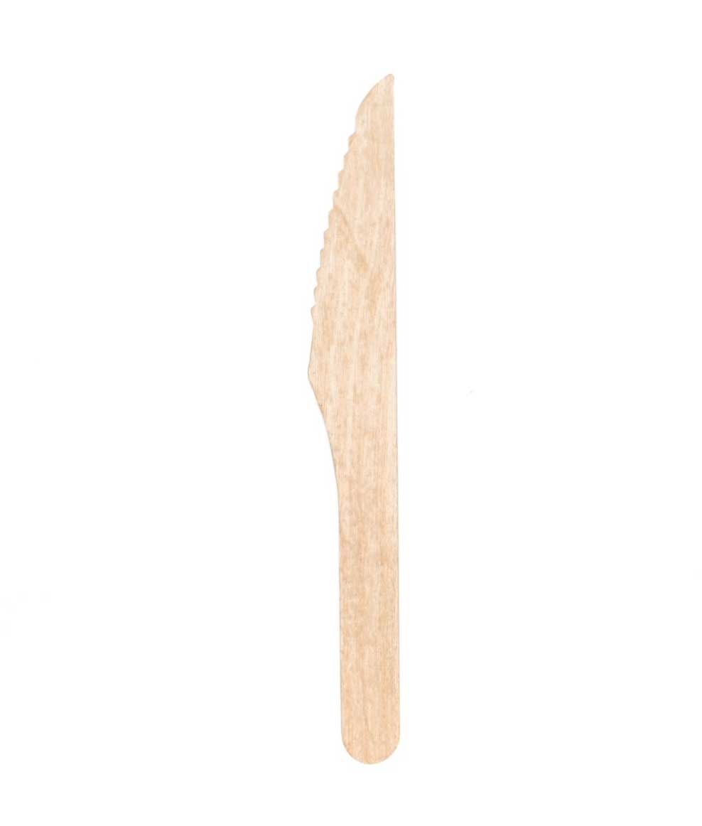 Foodstiks Compostable Wood Knife, 6 1/4 inch Length -- 1000 per case.