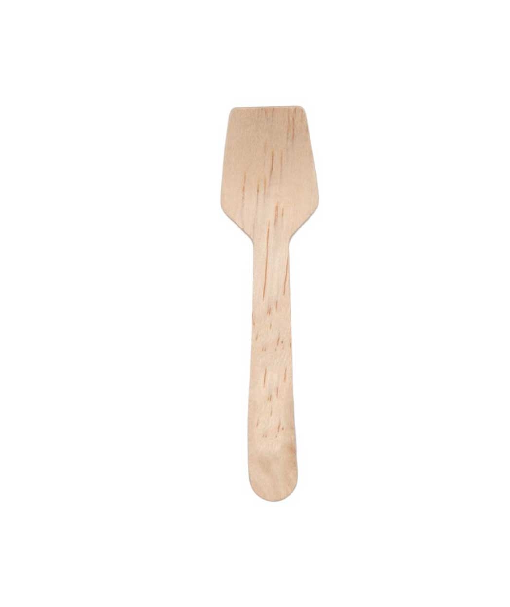 Foodstiks Compostable Wood Taster Spoon, 3 3/4 inch Length -- 2000 per case.