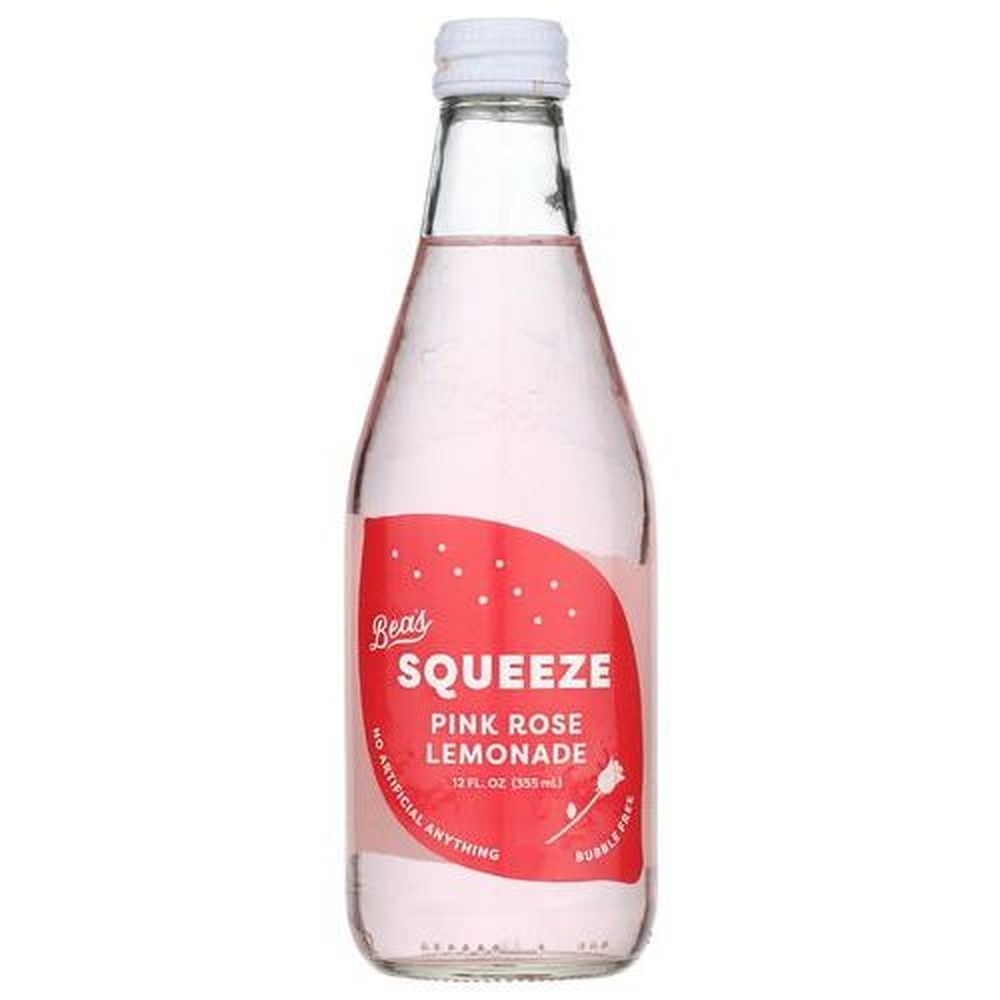 Beas Squeeze Pink Rose Lemonade, 12 Fluid Ounce -- 12 per case