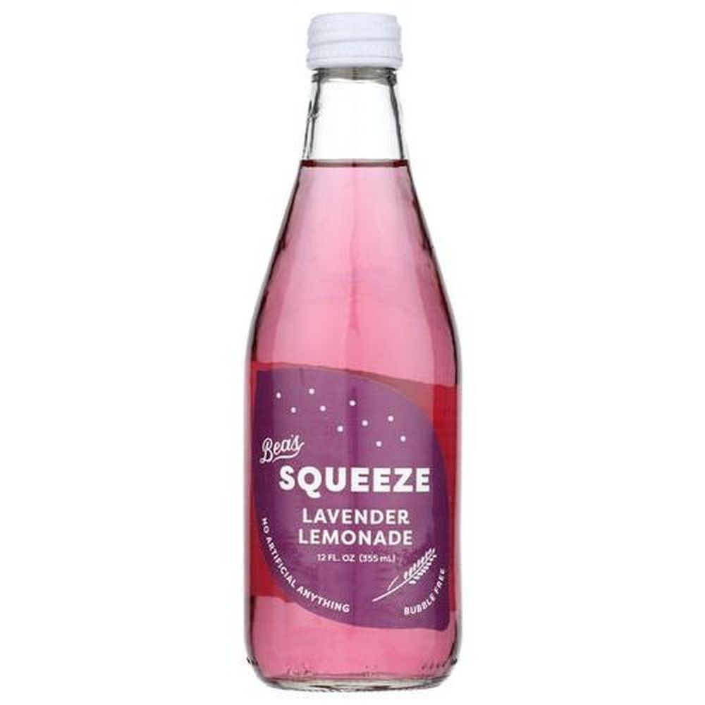 Beas Squeeze Lavender Lemonade, 12 Fluid Ounce -- 12 per case