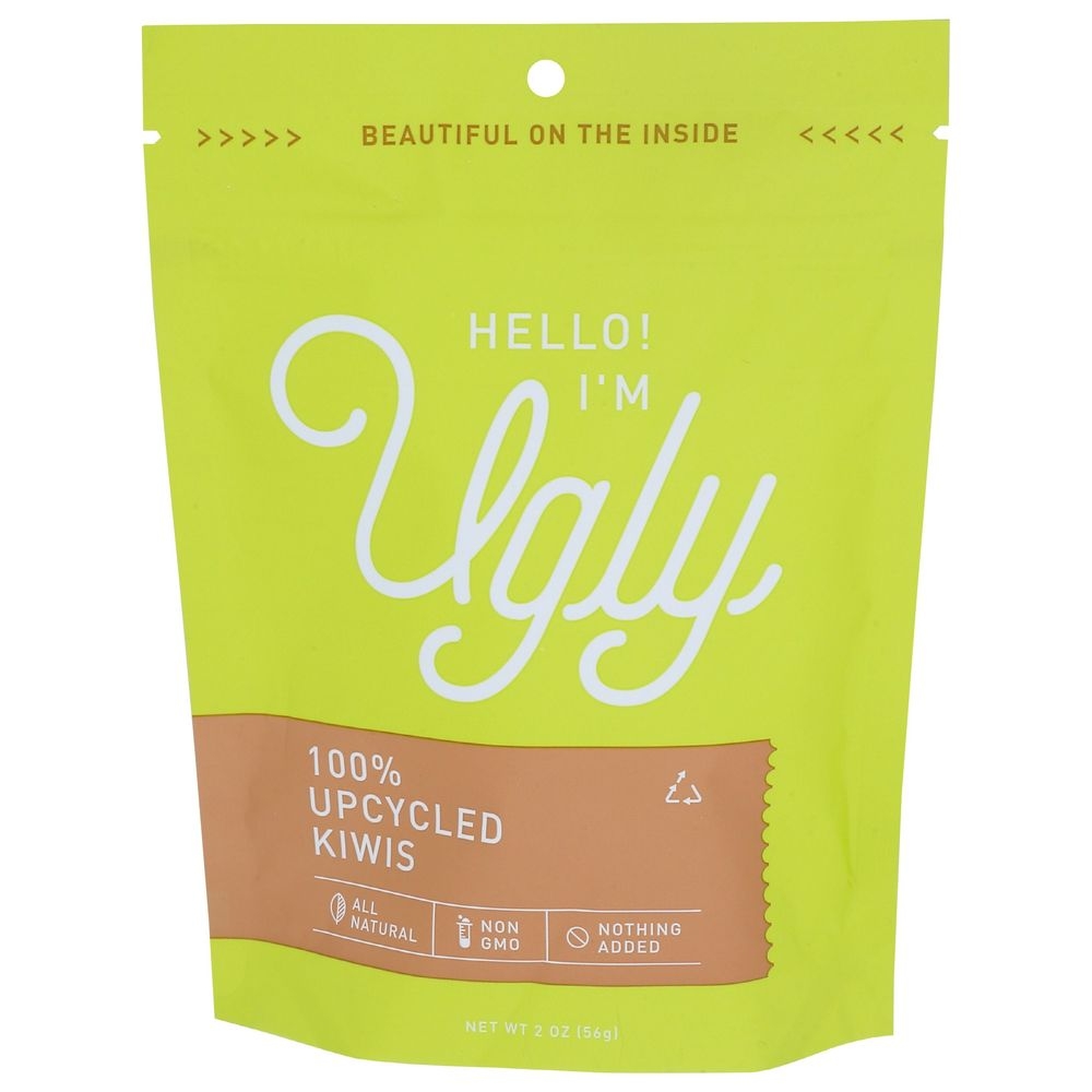 Hello Im Ugly Upcycled Dried and Diced Kiwis, 2 Ounce -- 12 per case