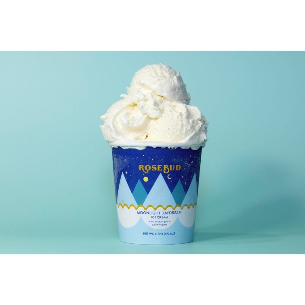 RoseBud Moonlight Daydream Ice Cream, 16 Ounce -- 8 per case