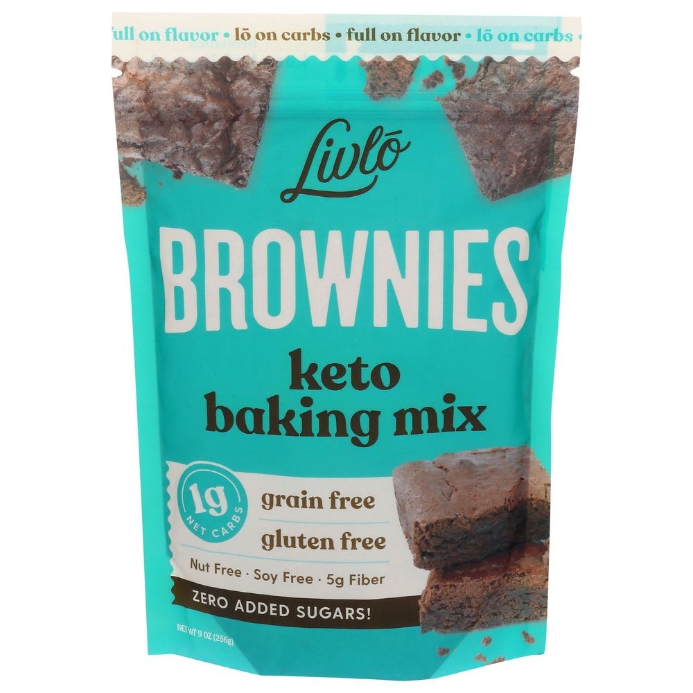 Livlo Keto Brownie Mix, 9 Ounce