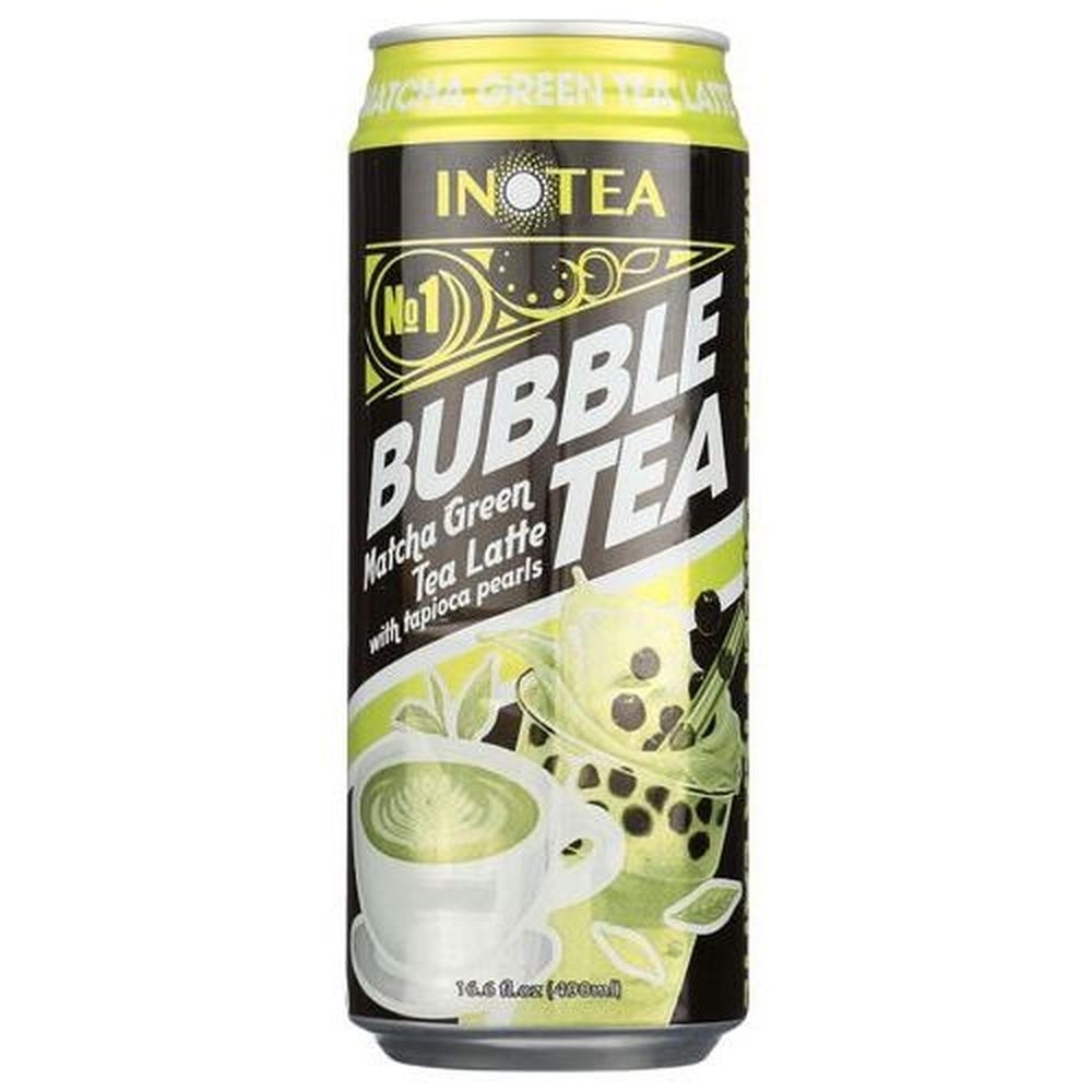 Inotea Matcha Green Latte Bubble Tea, 16.6 Fluid Ounce -- 12 per case