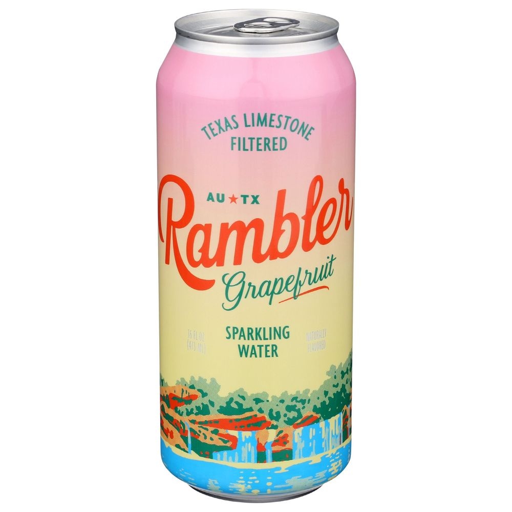 Rambler Grapefruit Sparkling Water, 16 Fluid Ounce -- 12 per case
