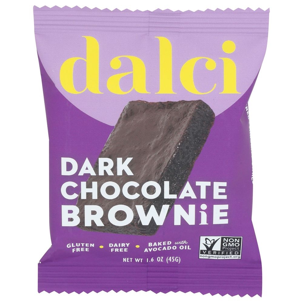 Dalci Dark Chocolate Brownie, 1.6 Ounce -- 8 per case