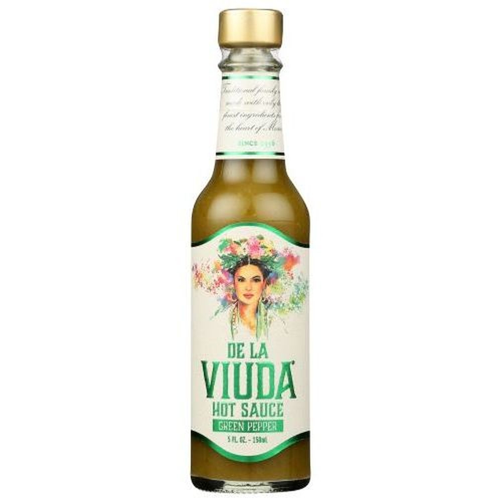 De La Viuda Green Pepper Hot Sauce, 5 Ounce -- 6 per case