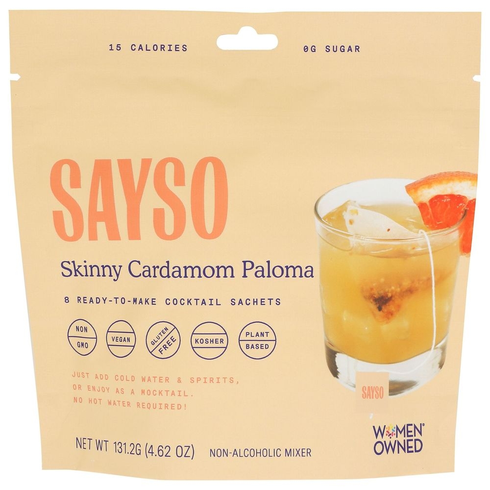 Sayso Skinny Cardamom Paloma Cocktail Mix, 4.62 Ounce -- 6 per case