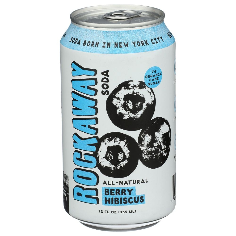 Rockaway Berry Hibiscus Soda, 12 Fluid Ounce -- 12 per case