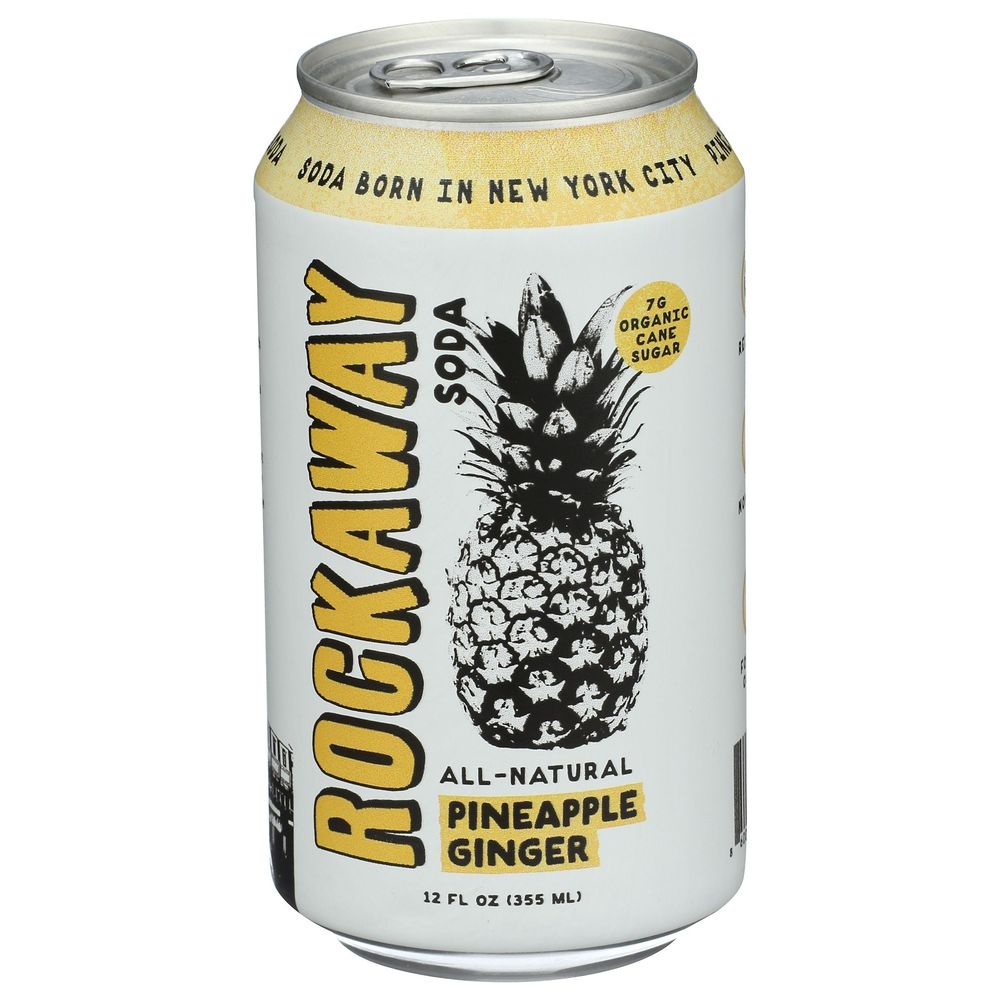 Rockaway Pineapple-Ginger Soda, 12 Fluid Ounce -- 12 per case