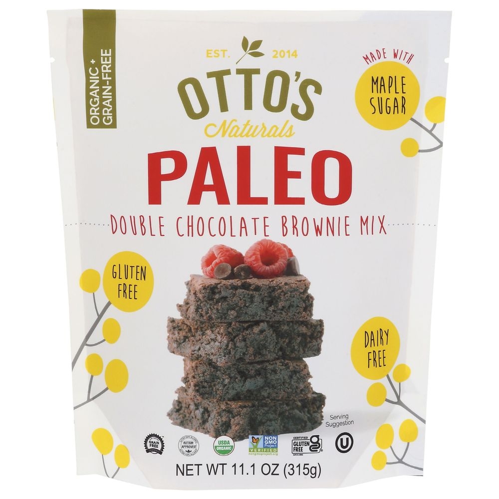 Ottos Naturals Paleo Double Chocolate Brownie Mix, 11.1 Ounce -- 6 per case