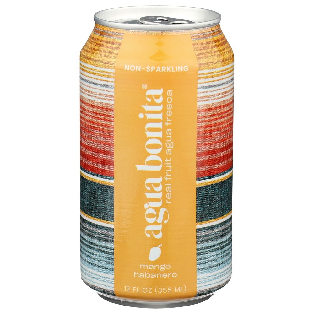 Agua Bonita Mango Habanero Non Sparkling Juice, 12 Fluid Ounce -- 12 per case