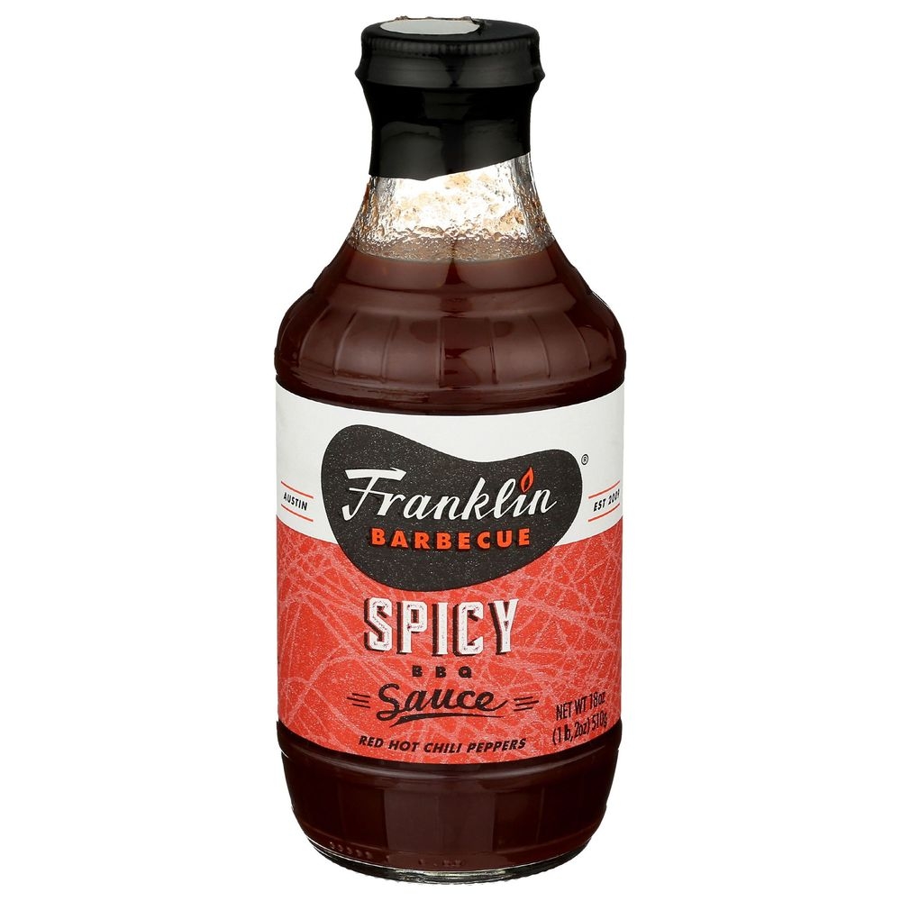Franklin Spicy BBQ Sauce, 18 Ounce -- 6 per case
