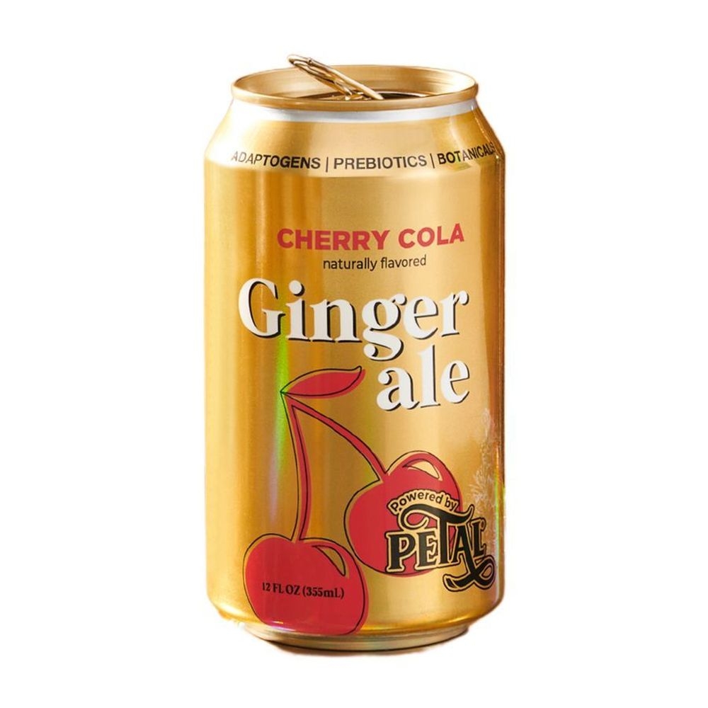 Petal Cherry Cola Ginger Ale Soda, 12 Fluid Ounce -- 12 per case
