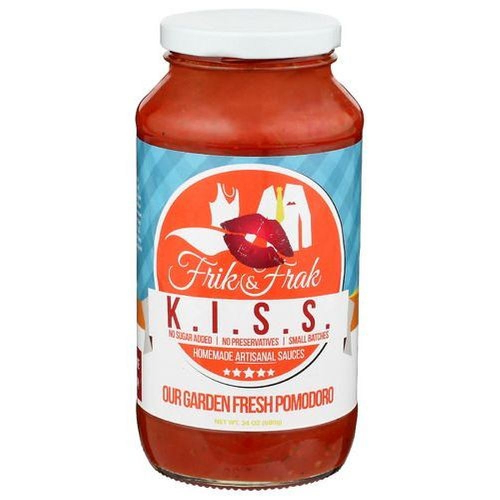 Frik and Frak KISS Pasta Sauce, 24 Ounce -- 6 per case