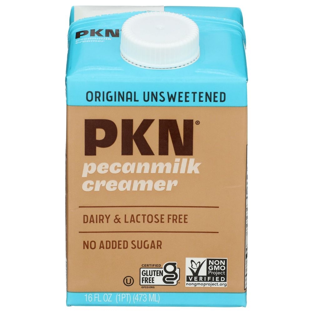 PKN Original Unsweetened Pecanmilk Creamer, 16 Fluid Ounce -- 6 per case