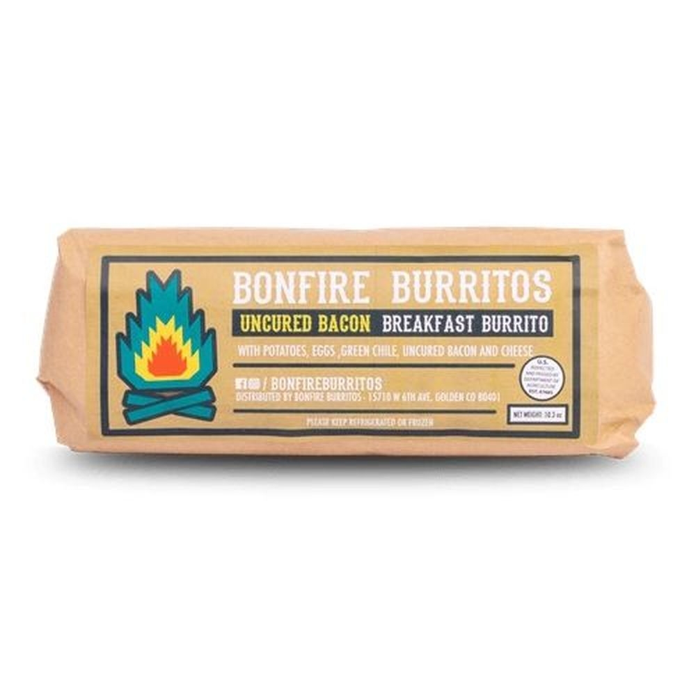 Bonfire Burritos Uncured Bacon Breakfast Burritos, 10.3 Ounce -- 12 per case