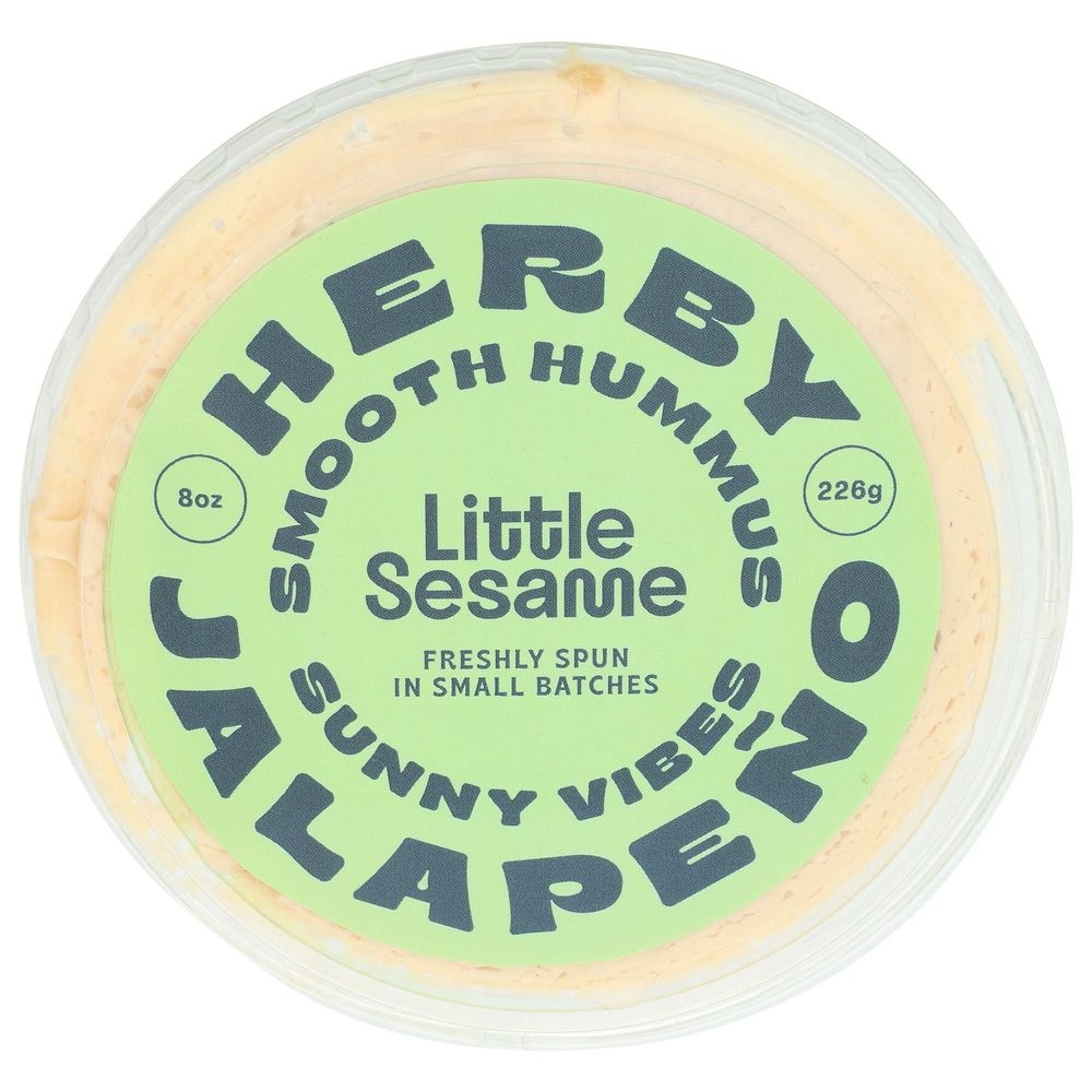 Little Sesame Organic Herby Jalapeno Hummus, 8 Ounce -- 8 per case.
