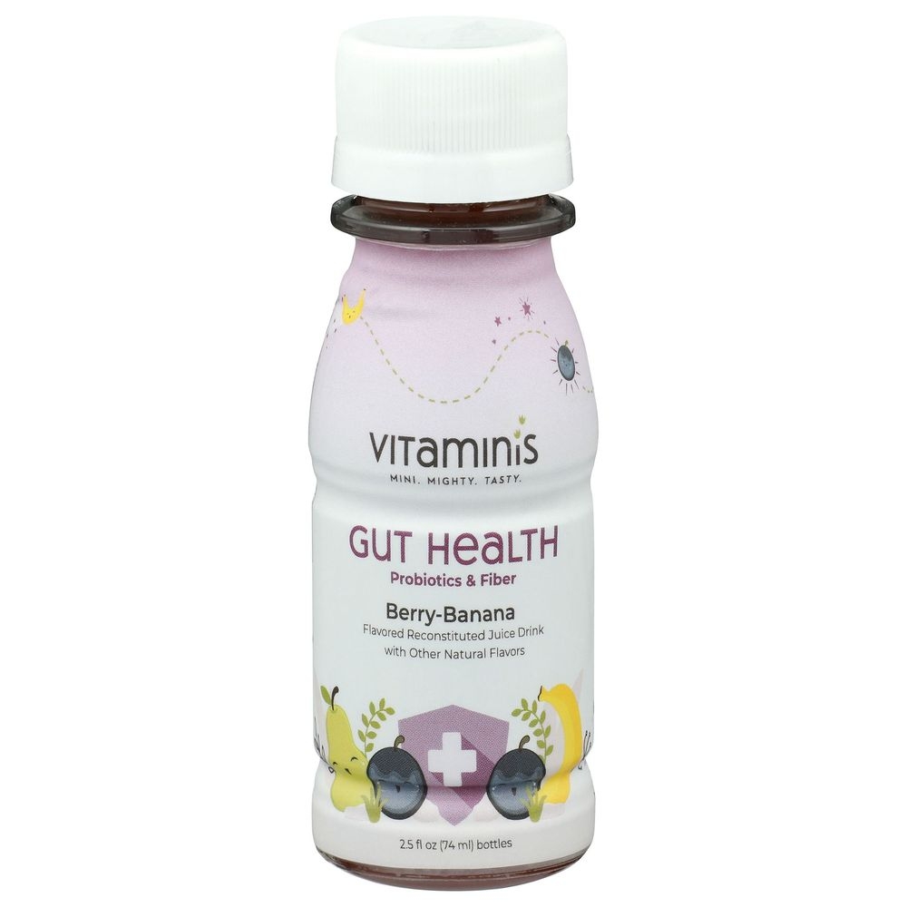 Vitaminis Berry Banana Gut Health Shot, 2.5 Fluid Ounce -- 12 per case