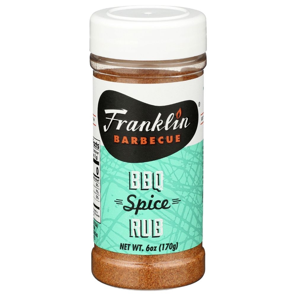 Franklin BBQ Spice Rub, 6 Ounce -- 6 per case