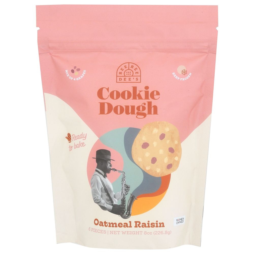 Ree Ree Dees Oatmeal Raisin Cookie Dough, 8 Ounce -- 6 per case