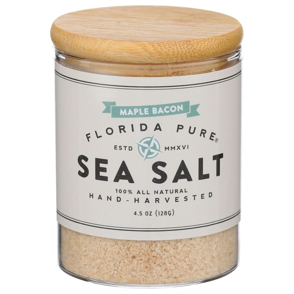 Florida Pure Maple Bacon Infused Sea Salt, 4.5 Ounce -- 6 per case