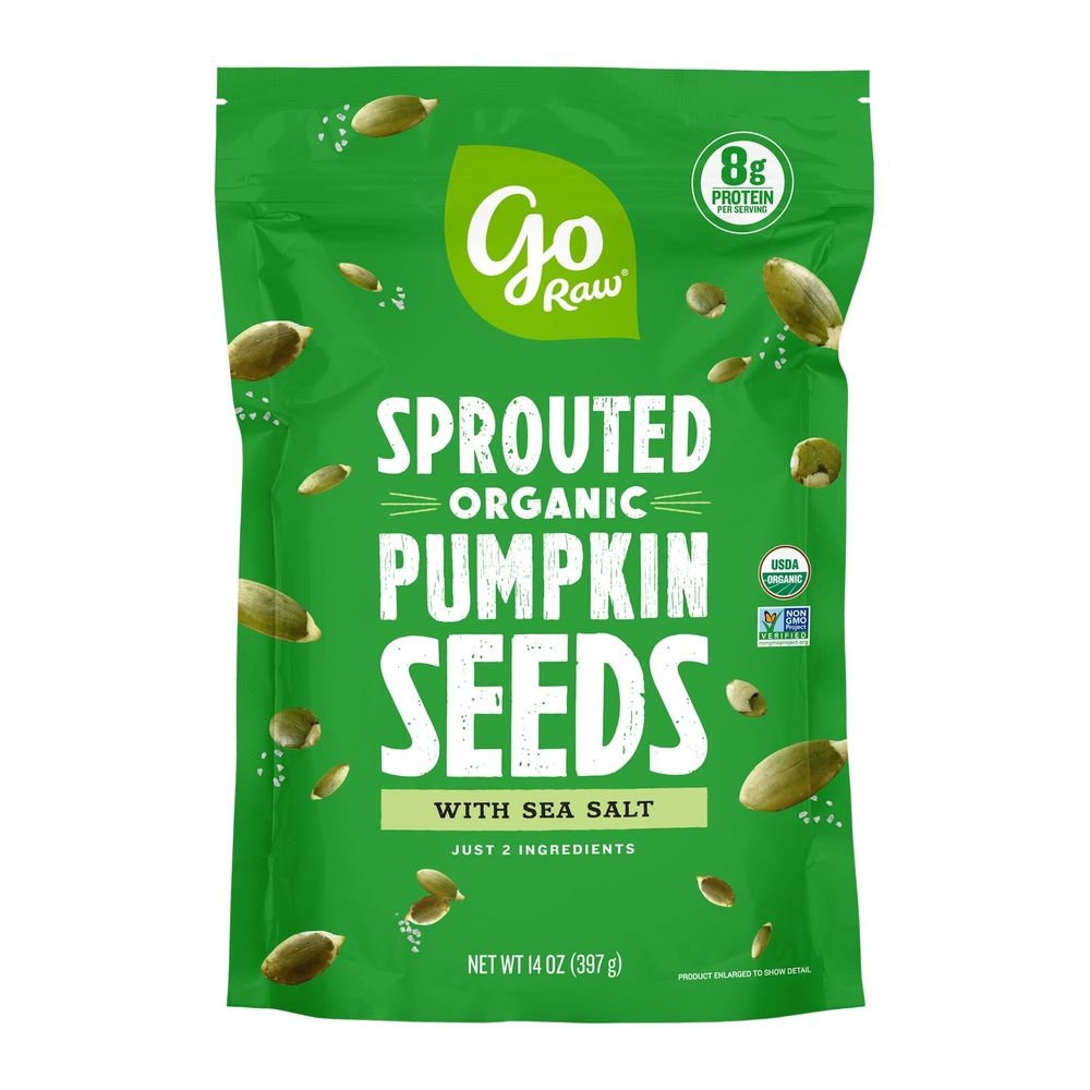 Go Raw Sprouted Pumpkin Seeds, 14 Ounce -- 36 per case