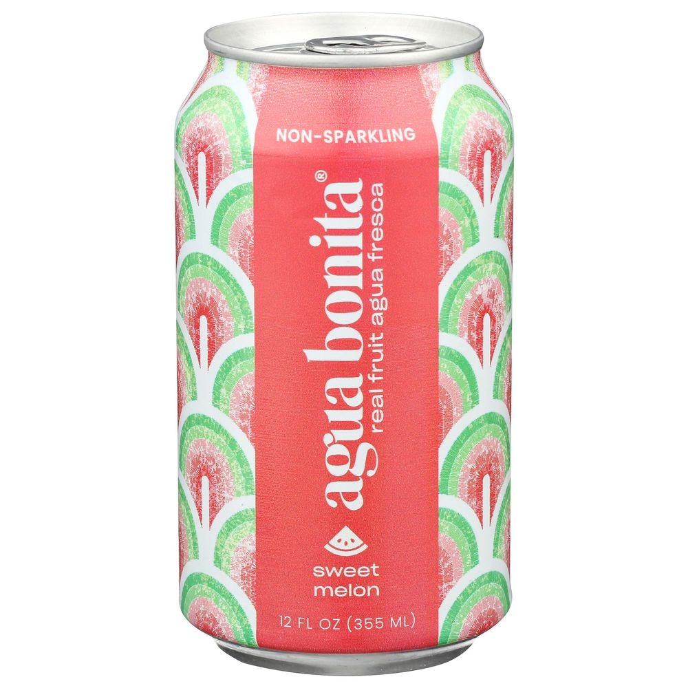 Agua Bonita Sweet Melon Non-Sparkling Juice, 12 Fluid Ounce -- 12 per case
