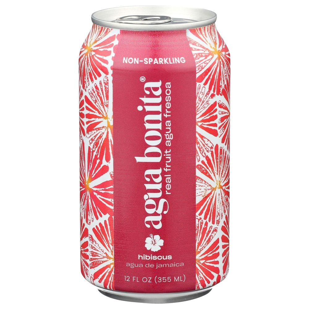 Agua Bonita Hibiscus Non-Sparkling Juice, 12 Fluid Ounce -- 12 per case