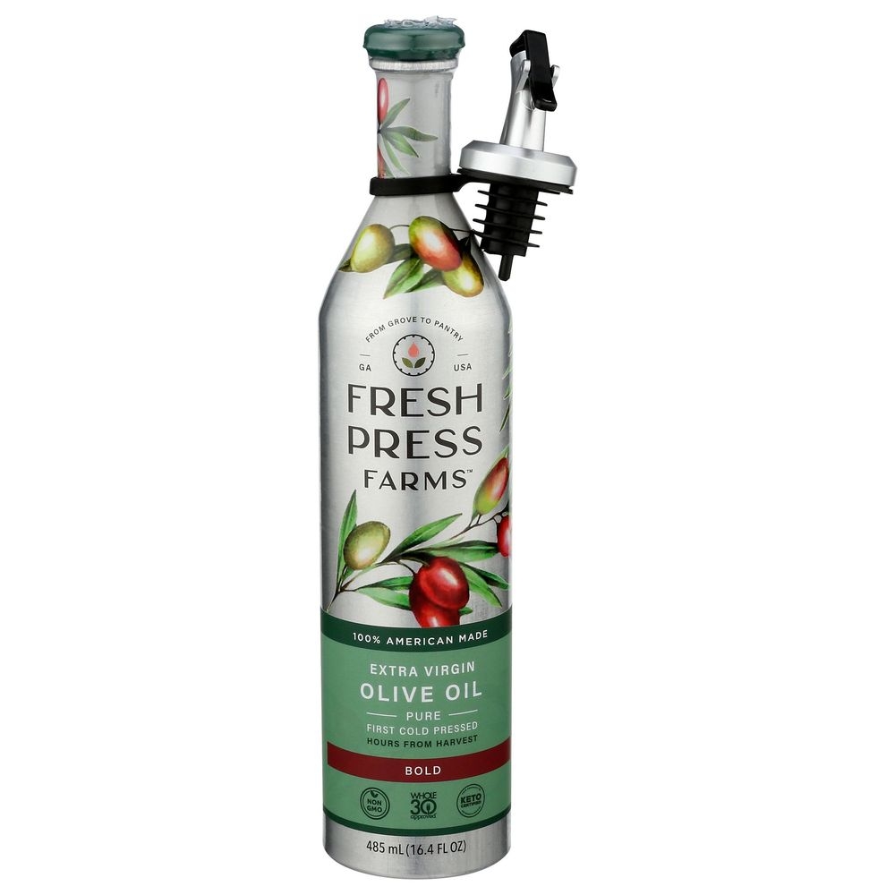 Fresh Press Farms Bold Extra Virgin Olive Oil, 485 Milliliter -- 6 per case