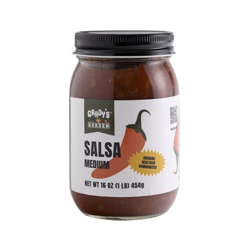 Gradys Garden Medium Salsa, 16 Ounce -- 12 per case