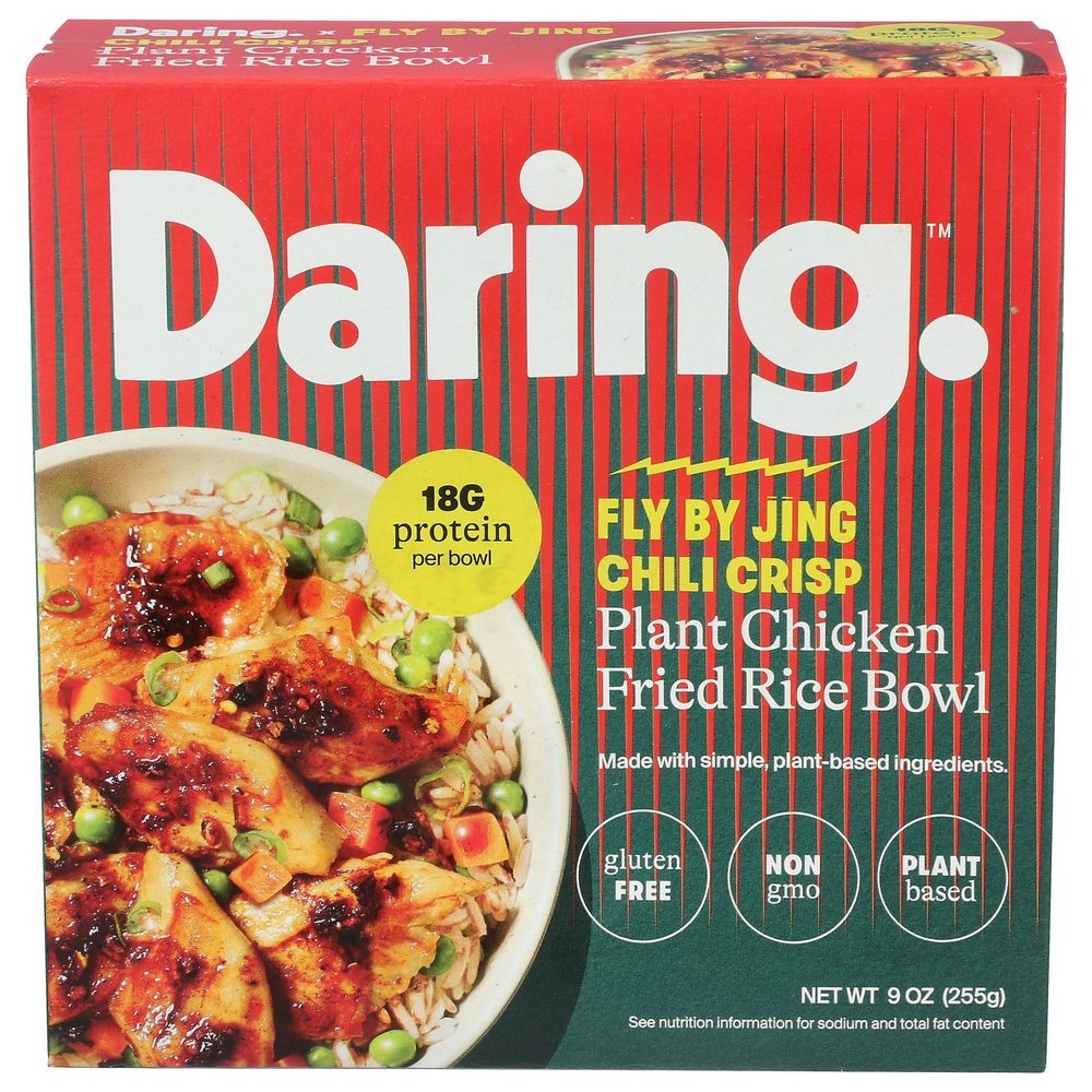 Daring Chili Crisp Plant Chicken Fried Rice Bowl, 9 Ounce -- 6 per case