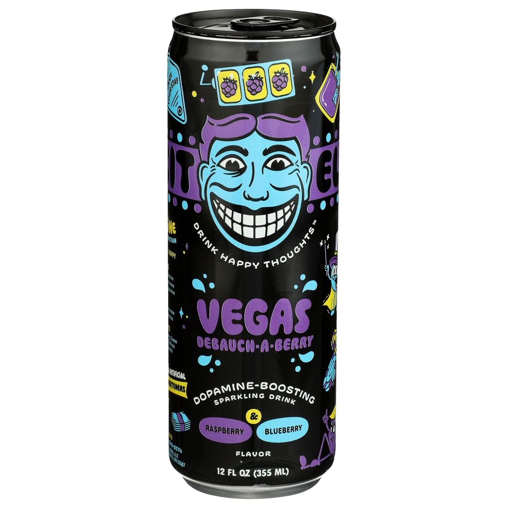Illicit Elixirs Vegas Debauch A Berry Sparkling Juice Drink, 12 Fluid Ounce -- 12 per case