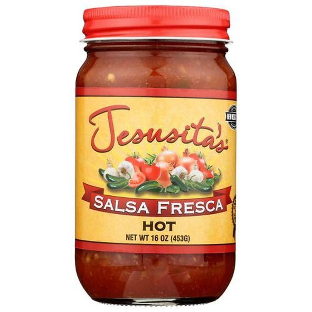 Jesusitas Hot Salsa Fresca, 16 Ounce -- 12 per case