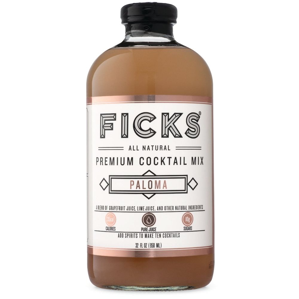 FICKS All Natural Premium Paloma Cocktail Mix, 32 Fluid Ounce -- 6 per case